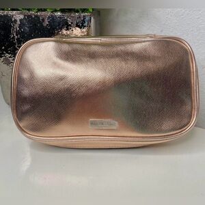 Henri Bendel Gold Travel / Jewelry Case NWT